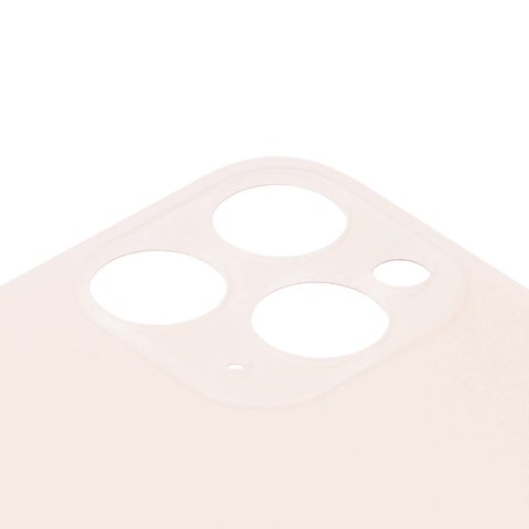 Задня панель корпуса для iPhone 11 Pro Max, золотиста, не потрібно знімати скло камери, big hole, matte gold Прев'ю 1