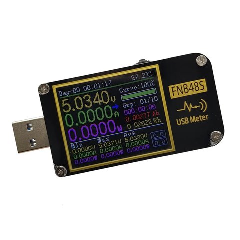 USB-тестер FNIRSI FNB48S (без Bluetooth) Прев'ю 1