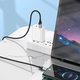 USB кабель Hoco X102, USB тип-C, USB тип-A, 100 см, 3 A, чорний, в нейлоновому обплетенні, #6942007608770 Прев'ю 4