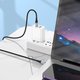 USB кабель Hoco X102, 2xUSB тип-C, 100 см, 60 Вт, черный, в нейлоновой оплетке, #6942007608787 Превью 1