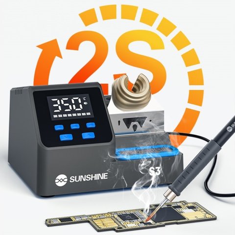 Паяльная станция Sunshine S3 210, цифровая, 60 Вт Превью 5