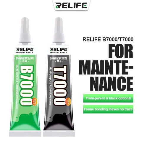Sealant Glue RELIFE T7000, (for touchscreen/LCD gluing, 15 ml, black) Preview 1
