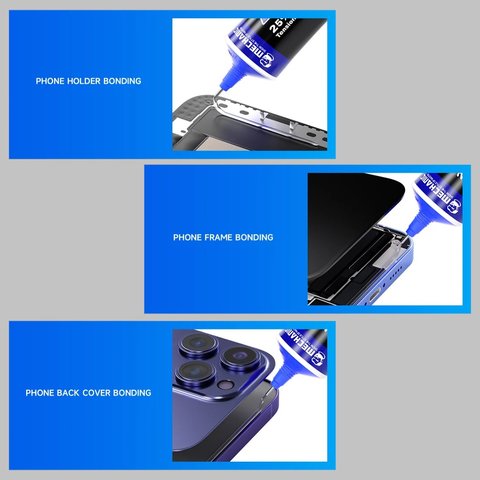 Glue Mechanic R7, (high temperature, black, for gluing back covers, for display frames, 60 ml) Preview 3