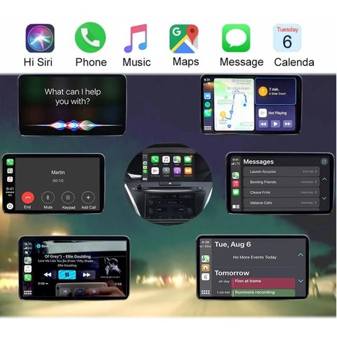 CarPlay для Audi A3 A4 A5 Q5L Q7 Q8 2020-2022 (MIB3, 8.8-дюймовий дисплей) Прев'ю 2