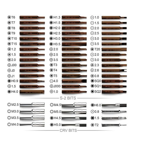61 in 1 Portable Precision Screwdriver Set Jakemy JM-8166 Preview 4