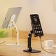 Holder Hoco PH34, (black, portable, folded, desktop, plastic) #6931474734129 Preview 3