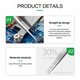 Mounting Tweezers RELIFE TS-11, (straight, 160 mm) Preview 3