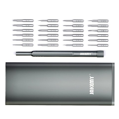 Destornillador con juego de puntas reemplazables 24 en 1 Jakemy JM-8168 Vista previa  1