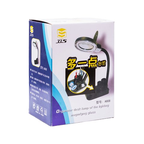 Lente de aumento de sobremesa Sunshine A808, iluminación circular Vista previa  2