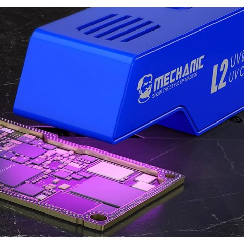 Lámpara ultravioleta Mechanic L2, con máscara de cautín, con bateria Vista previa  1