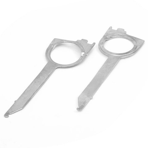 Набір інструментів для знімання штатних та нештатних автомагнітол (сталь, 20 предметів) Прев'ю 3