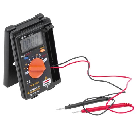 Карманный цифровой мультиметр Accta AT-110 Превью 8