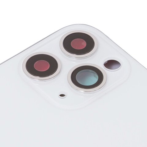 Корпус для iPhone 11 Pro, серебристый, с держателем SIM-карты, с боковыми кнопками, matte silver Превью 1