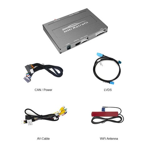 CarPlay для Audi A3 / A4 (B9) / A5 / Q2 / Q5 / Q7 MIB/MIB2  (дисплей 8.3 дюймів) Прев'ю 1