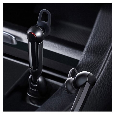 Гарнитура Baseus A05, вакуумная, беспроводная, черная, c кабелем, #NGA05-01 Превью 1