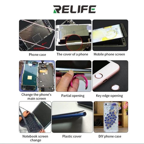 Клей-герметик RELIFE CP-0001, для приклеивания задних крышек, для дисплейных рамок, 15 мл, прозрачный Превью 6