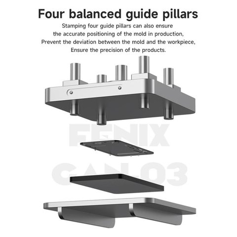 Пристрій для склеювання дисплейного модуля Mechanic GAN-03 FENIX для мобільних телефонів; планшетів, використовується для екранів до 16" Прев'ю 3