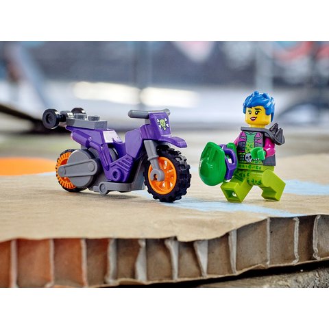 Конструктор LEGO City Каскадерський мотоцикл для ставання дибки (60296) Прев'ю 7