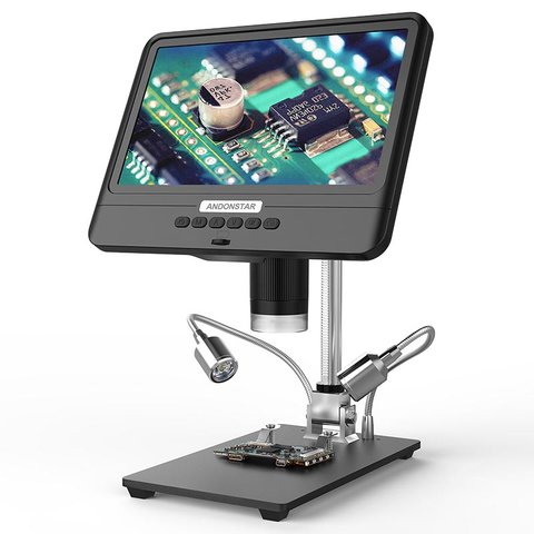 Microscopio USB digital con pantalla Andonstar AD208 Vista previa  3
